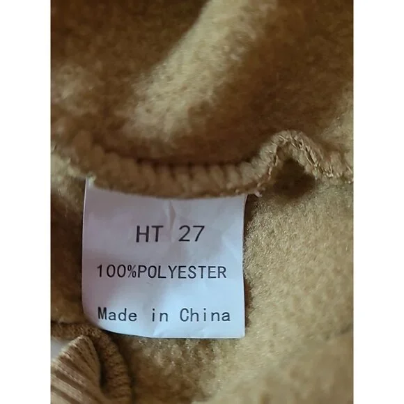 Mens NASA Hoodie Sweatshirt Brown L Relaxed Rocket Skater Surfer Pocket - Picture 11 of 11